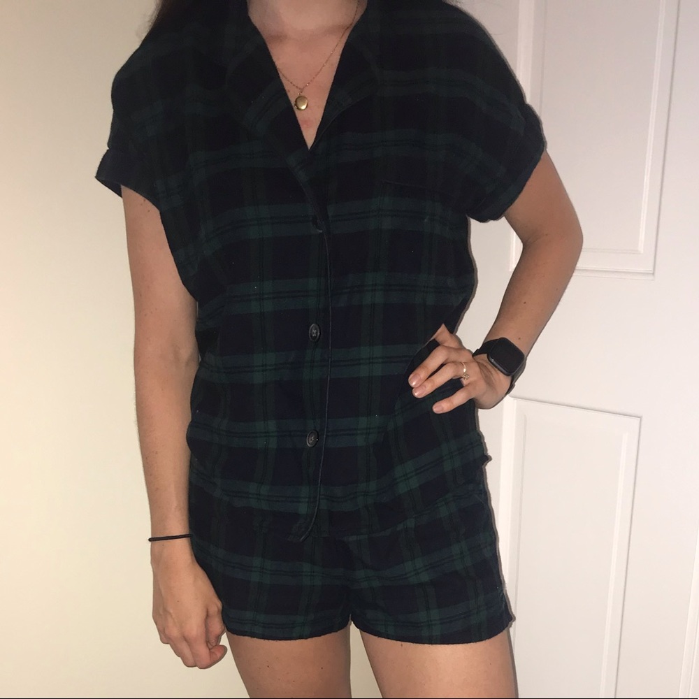 Plaid Sleep Set